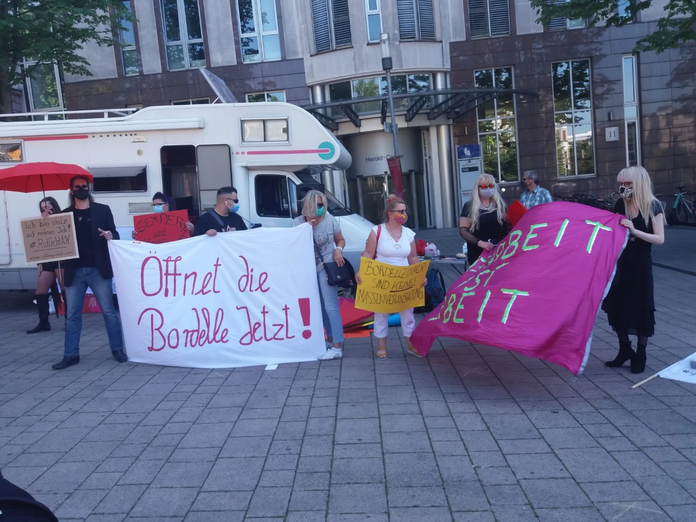 Demo in Stuttgart am 06. August 2020